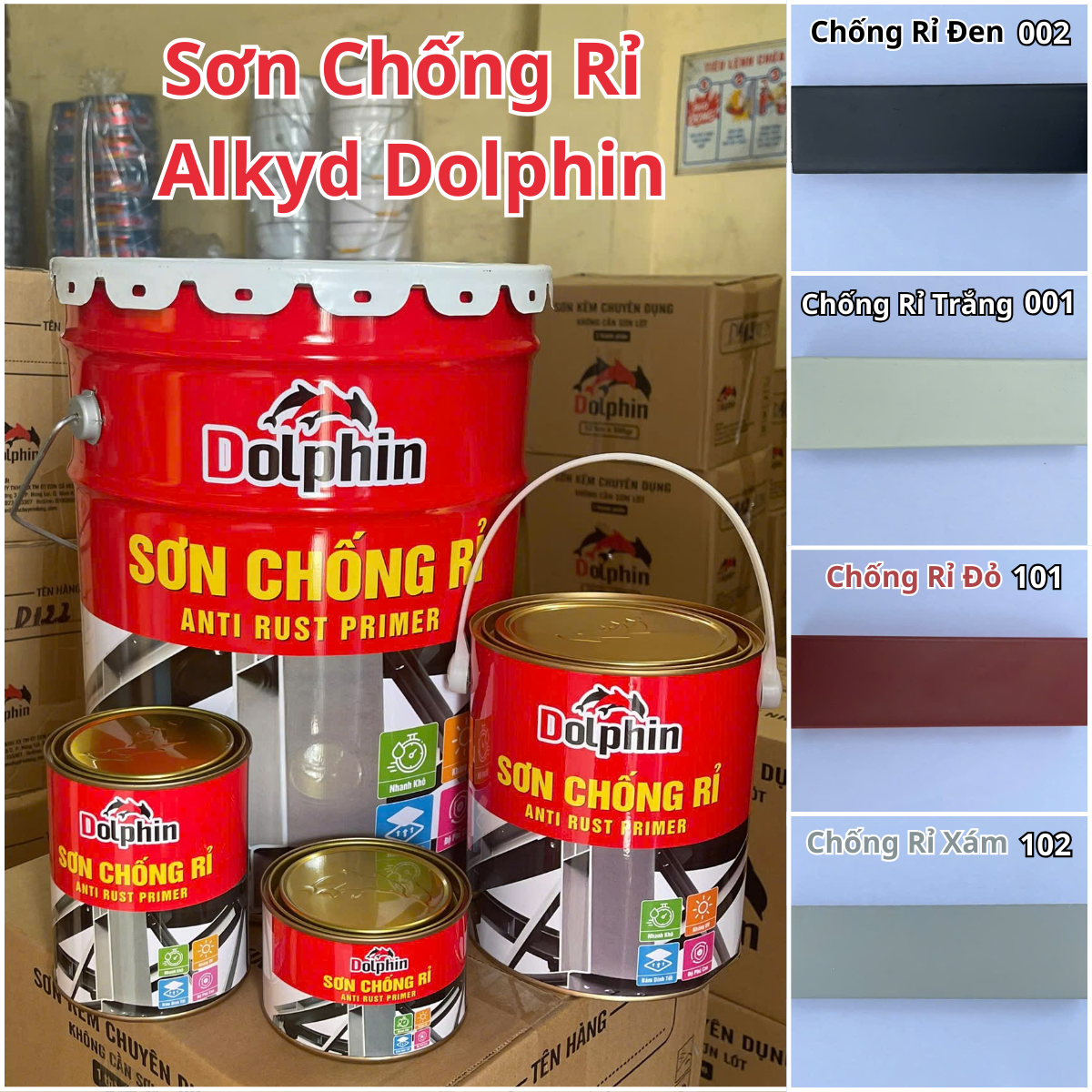 Sơn dầu Dolphin Alkyd bóng (1)