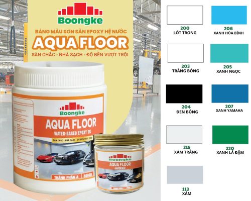 SƠN SÀN EPOXY HỆ NƯỚC AQUA FLOOR